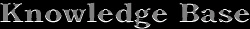 Knowledge Base